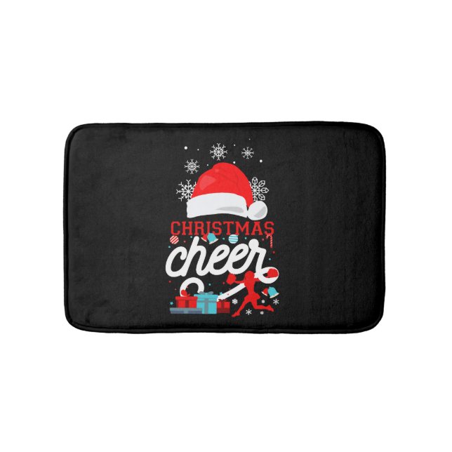 Tapis De Bain Cheer Cheerleader Noël Cheer (Devant)