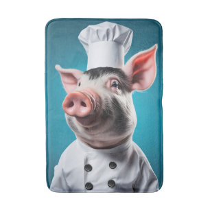 Tapis De Bain Chef Pig