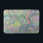Tapis De Bain Chemin du jardin de Monet Art impressionniste fran<br><div class="desc">Le Garden Path dispose d'une promenade naturelle qui traverse une parcelle d'iris violets, de nombreuses autres jolies fleurs et de petits oliviers. Dans l'ensemble, l'art vintage élégant sur ce tapis de bain en mousse mémoire est doux avec des couleurs presque pastel et complètera votre décor de salle de bain. Claude...</div>