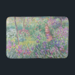 Tapis De Bain Chemin du jardin de Monet Art impressionniste fran<br><div class="desc">Le Garden Path dispose d'une promenade naturelle qui traverse une parcelle d'iris violets, de nombreuses autres jolies fleurs et de petits oliviers. Dans l'ensemble, l'art vintage élégant sur ce tapis de bain en mousse mémoire est doux avec des couleurs presque pastel et complètera votre décor de salle de bain. Claude...</div>