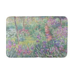Tapis De Bain Chemin du jardin de Monet Art impressionniste fran
