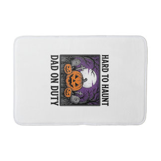 Tapis De Bain Chemise de papa Halloween difficile à hanter drôle