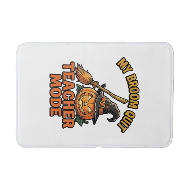 Tapis De Bain Chemise de professeur Halloween drôle conception d (Devant)