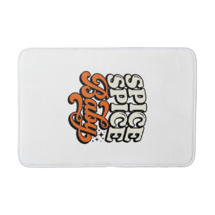 Tapis De Bain Chemise de typographie rétro vintage Spice Spice B