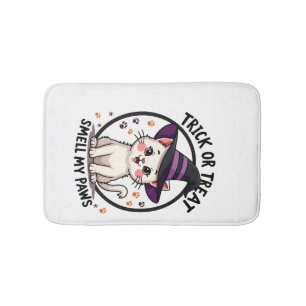 Tapis De Bain Chemise drôle de chat d'Halloween - T-shirt cadeau