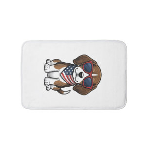 Tapis De Bain Chemise lunettes de soleil pour chiots Beagle patr
