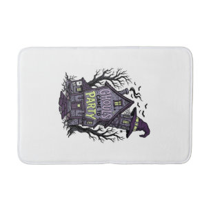 Tapis De Bain Chemise Maison Hantée Mignonne Soirée Halloween Dé