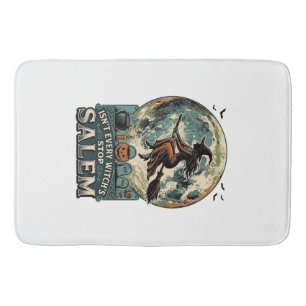 Tapis De Bain Chemise Sorcière de Salem Gravure Vintage Humour É
