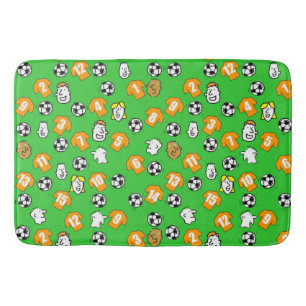 Tapis De Bain Chemises de football Orange ou Old Gold