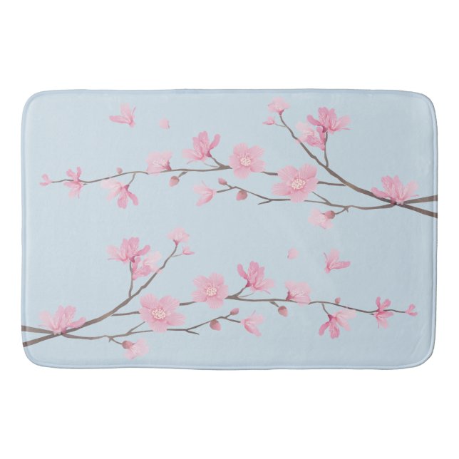 Tapis De Bain Cherry Blossom - Arrière - plan transparent (Devant)