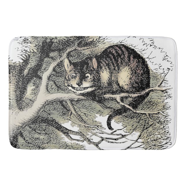 Tapis De Bain Cheshire Chat Alice Wonderland Classic (Devant)