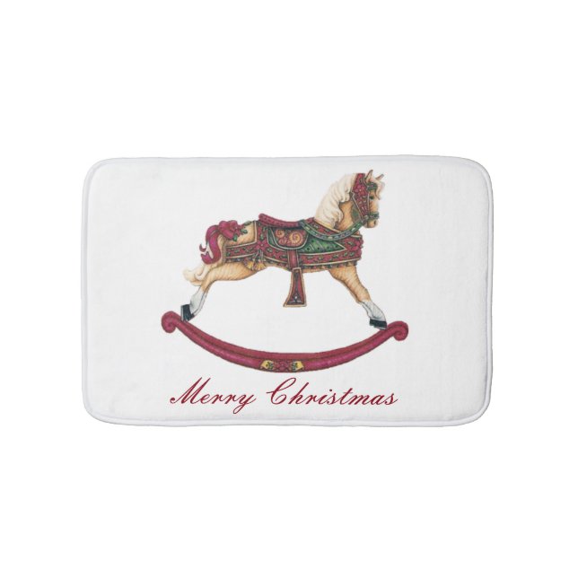 Tapis De Bain Cheval de basculage vintage (Devant)