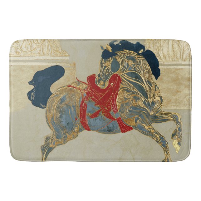 Tapis De Bain Cheval Impérial Doré (Devant)