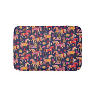 Tapis De Bain Chevaux Scandinaves : Décoration Décorative Sans C