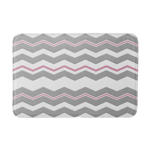 Tapis De Bain Chevron horizontal moderne avec n'importe quelle c