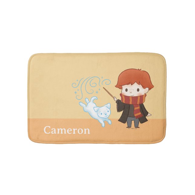 Tapis De Bain Chibi Ron Weasley Patronus (Devant)