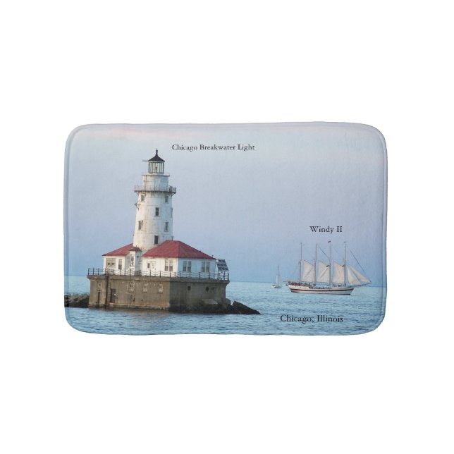 Tapis De Bain Chicago Breakwater Light & Windy II (Devant)