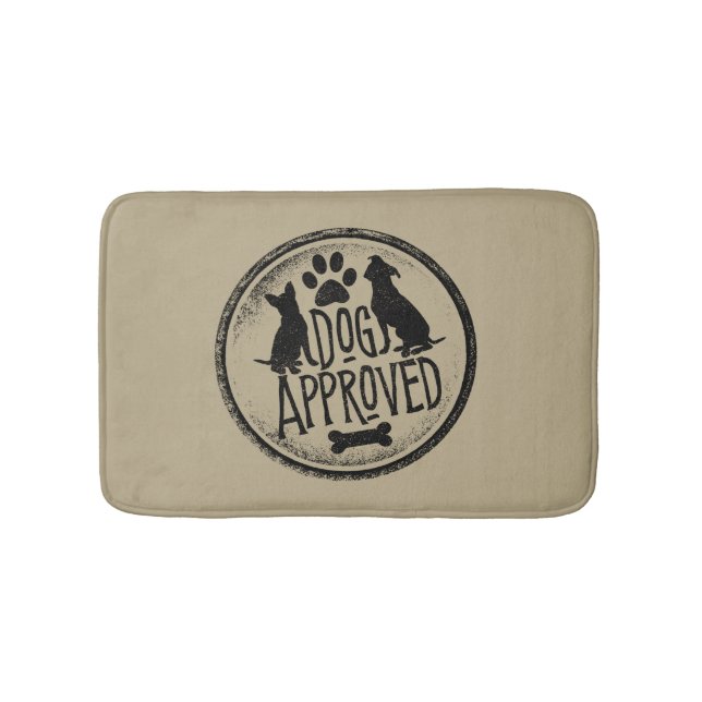 Tapis De Bain Chien approuvé (Devant)