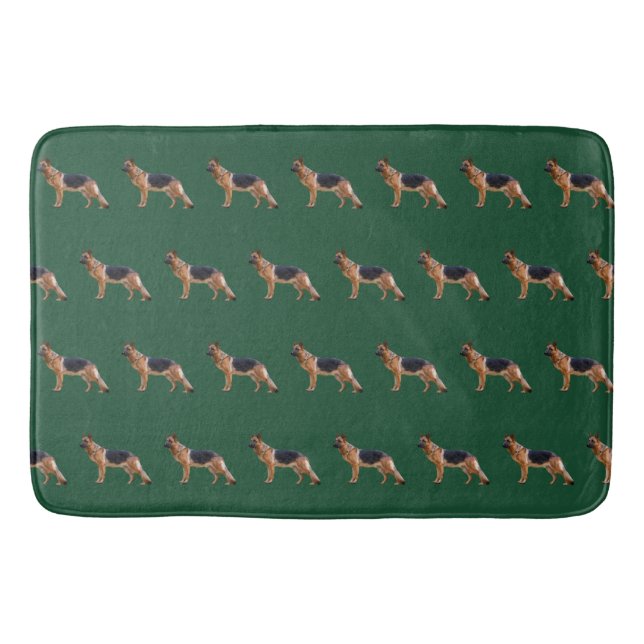 Tapis De Bain Chien berger allemand (Devant)