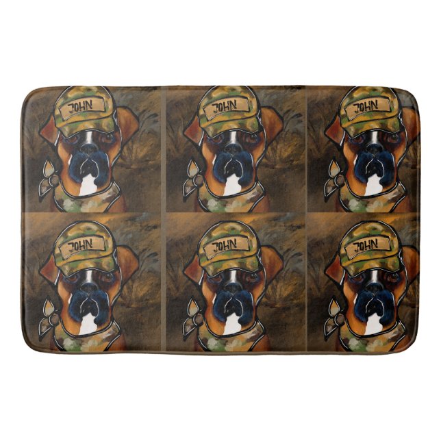 Tapis De Bain Chien Boxer (Devant)