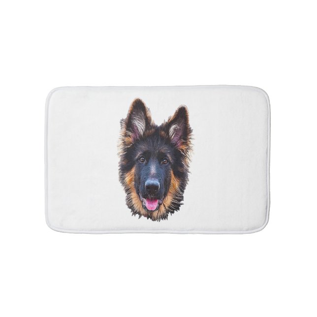 Tapis De Bain Chien chiot allemand (Devant)
