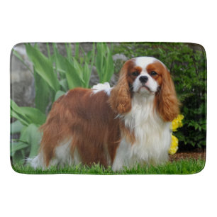 Tapis De Bain Chien coquelicot de Blenheim Cavalier