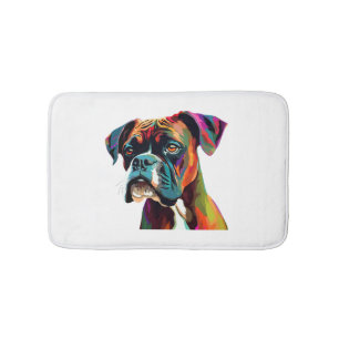 Tapis De Bain Chien de boîte coloré