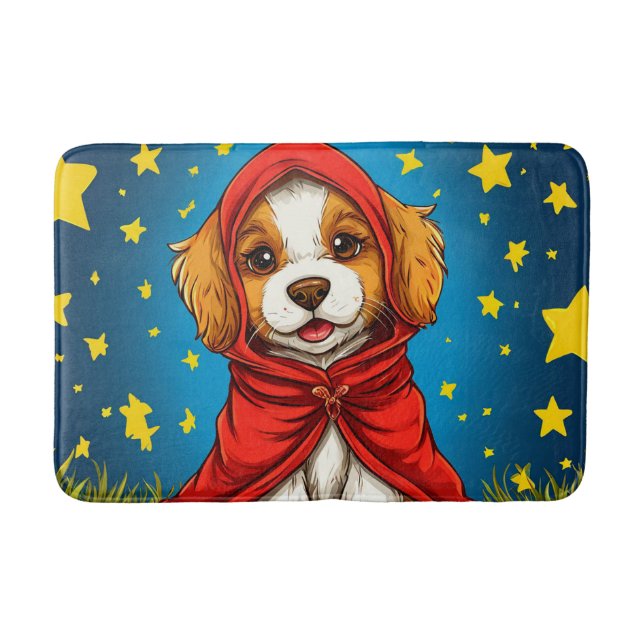 Tapis De Bain Chien de dessin animé mignon (Devant)