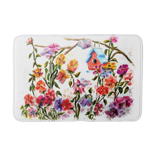 TAPIS DE BAIN CHIEN EMPREINTES DE PATTES BIRD HOUSE (Devant)