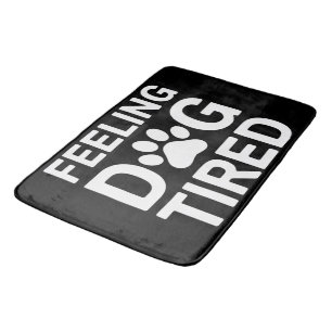 Tapis De Bain Chien qui se sent fatigué