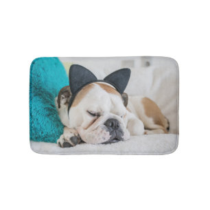 Tapis De Bain Chien somnolent des images de Getty avec le