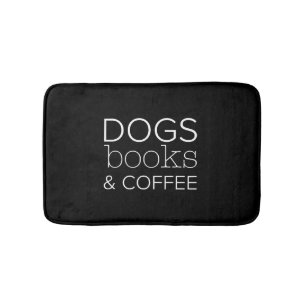 Tapis De Bain Chiens Livres Café Vêtement Chien Maman