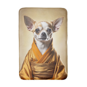Tapis De Bain Chihuahua bouddhiste