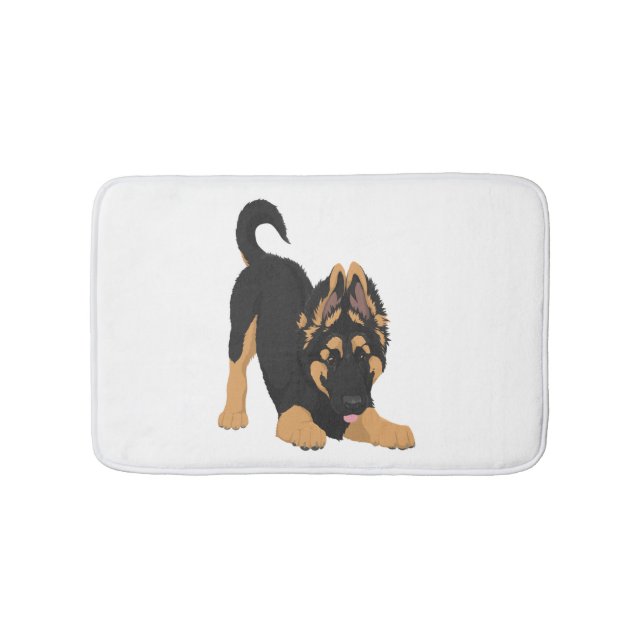 Tapis De Bain Chiot berger allemand (Devant)