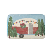Christmas Camping Trailer