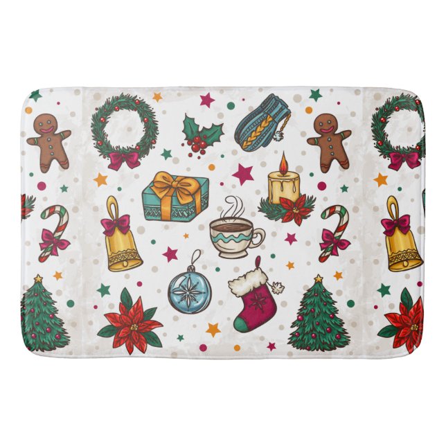 Tapis De Bain Christmas decoration (Devant)