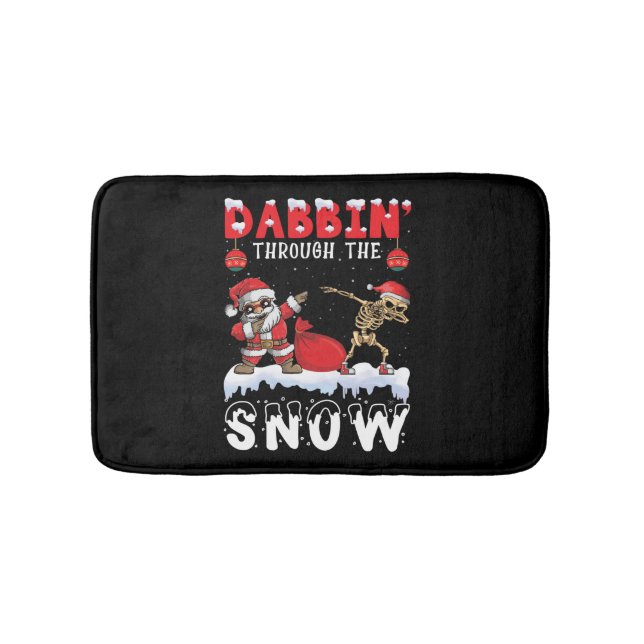 Tapis De Bain Christmas Skeleton Dab (Devant)