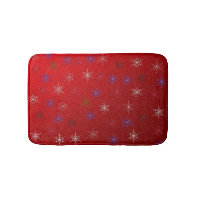 Tapis De Bain christmas stars in red (Devant)