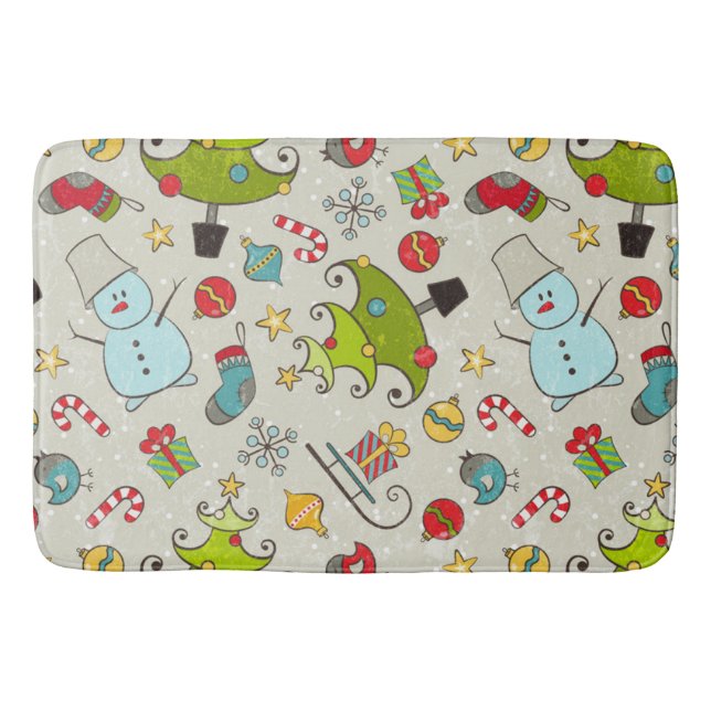 Tapis De Bain Christmas Wonderland Fun (Devant)