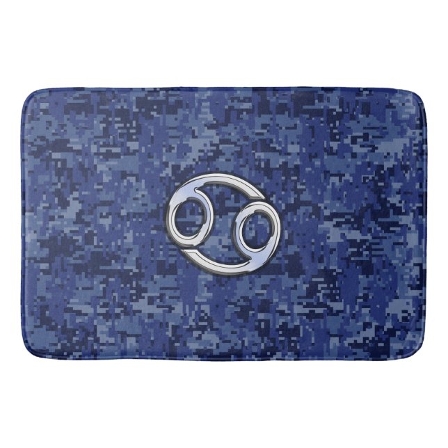 Tapis De Bain Chrome comme cancer Connexion Camion numérique ble (Devant)