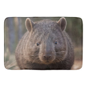 Tapis De Bain "Chubby Charm : L'adorable Wombat Australien"