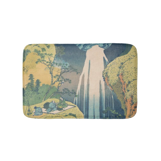Tapis De Bain Chutes d'Amida d'Hokusai Japon Cascade  (Devant)