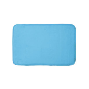 Tapis De Bain Ciel minimaliste bleu uni élégant moderne