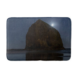 Tapis De Bain Cieux au-dessus de Haystack Rock   Cannon Beach, O