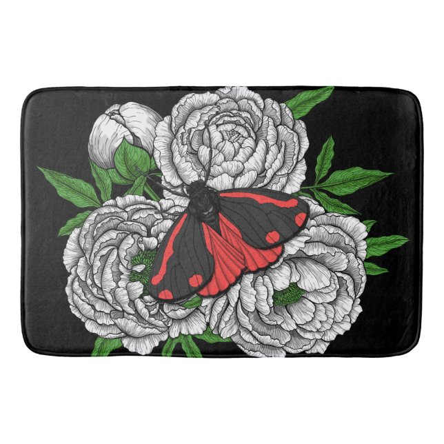 Tapis De Bain Cinnabar moth (Devant)