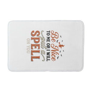 Tapis De Bain Citation de sort de sorcière drôle Conception de v