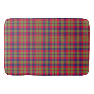 Tapis De Bain Cité de Glasgow Green et Red Highland Plaid