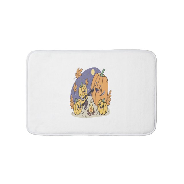 Tapis De Bain Citrouille Campfire Serenade (Devant)