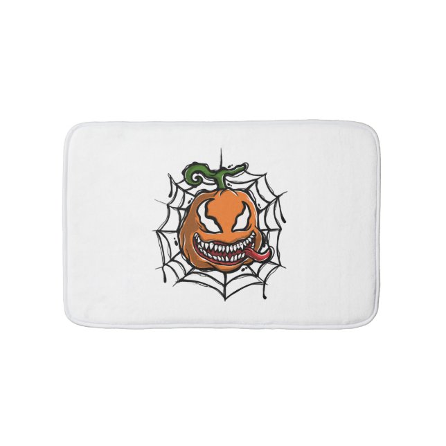 Tapis De Bain Citrouille - Design Halloween - Chemise Horreur (Devant)