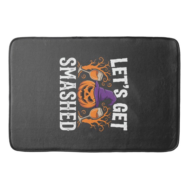 Tapis De Bain Citrouille Halloween Déchaînons-Nous (Devant)